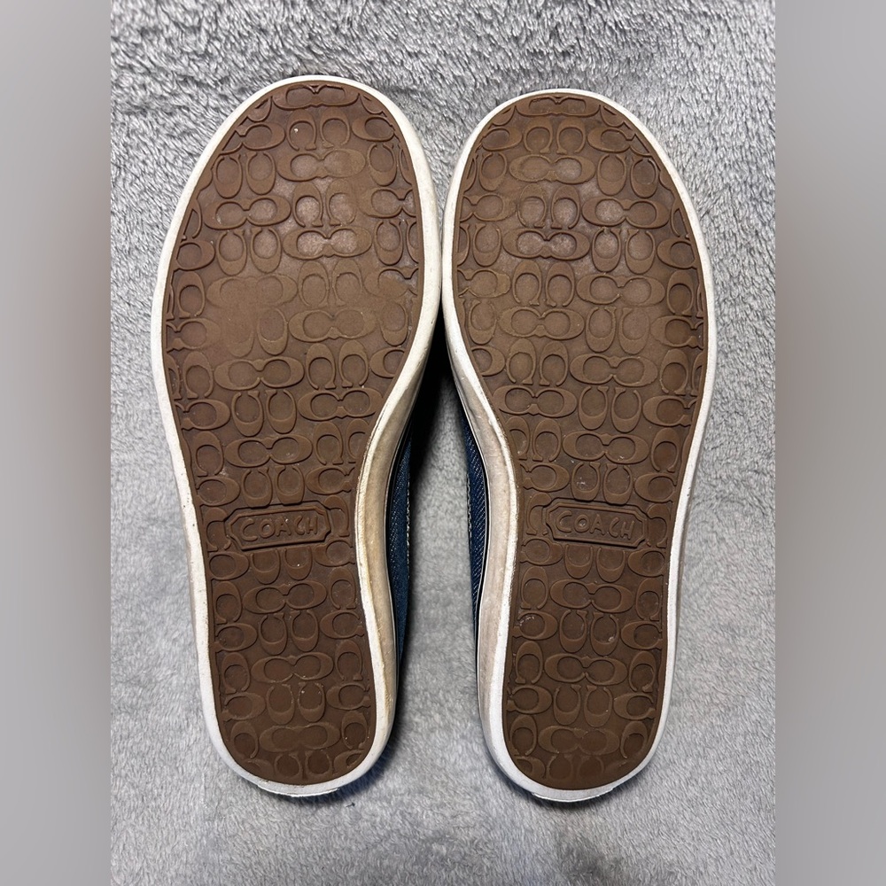 Coach Denim Laceless Sneakers - Picture 6 of 9